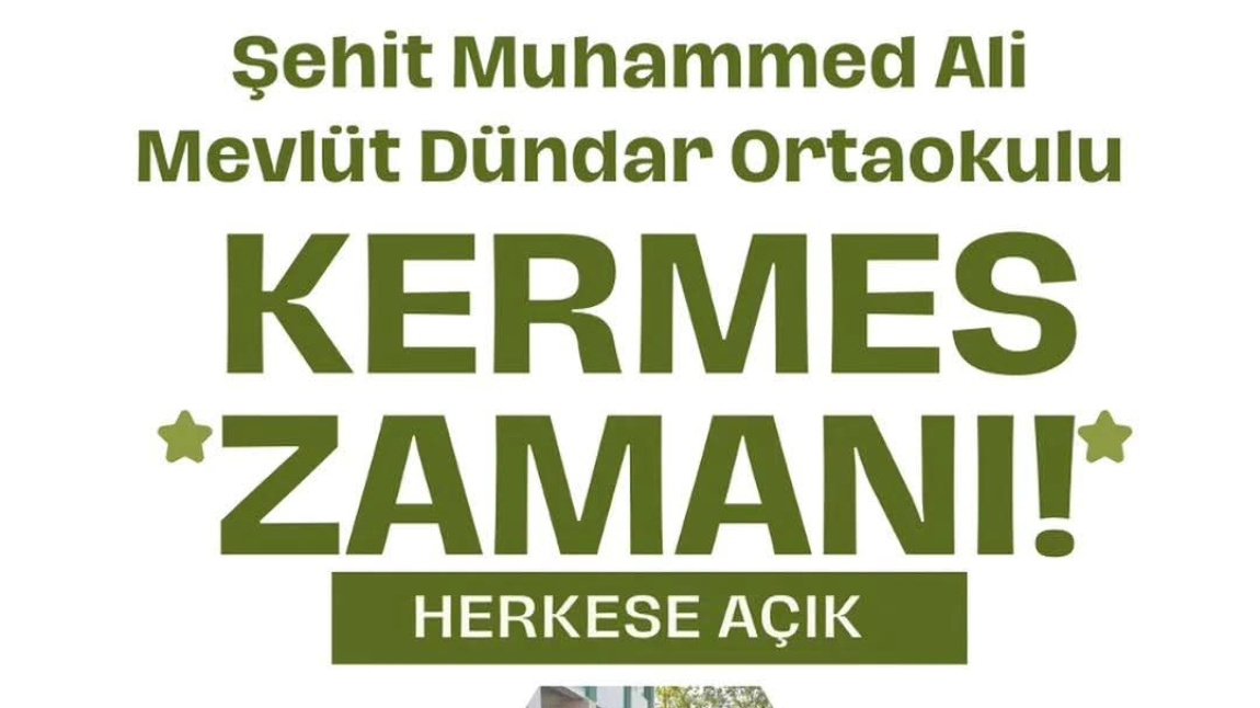 Okulumuzun kermesine katılımlarınızdan dolayı teşekkür ediyoruz